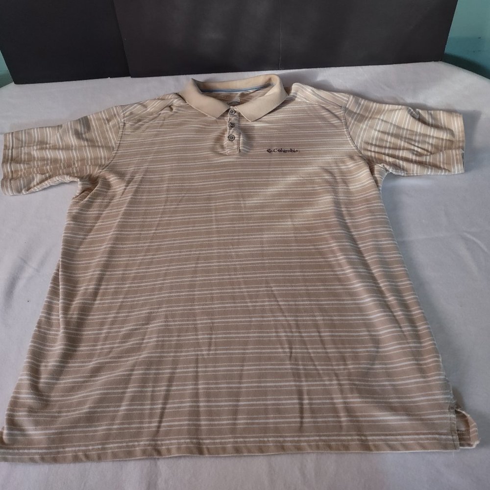 COLUMBIA MEN'S OMNI-WICK POLO SHIRT SIZE 2XL